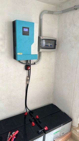 Instalación solar aislada