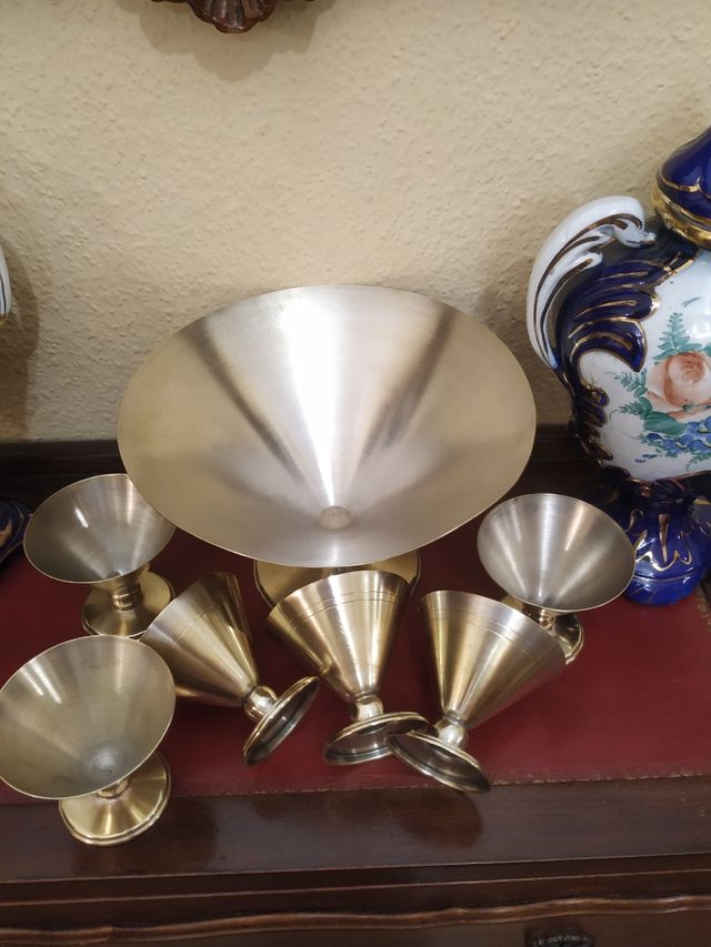 Ponchera de bronce años 40 Rebajado