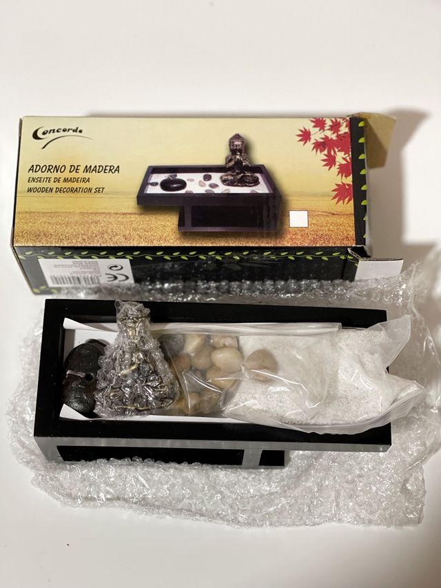 Adorno zen de madera