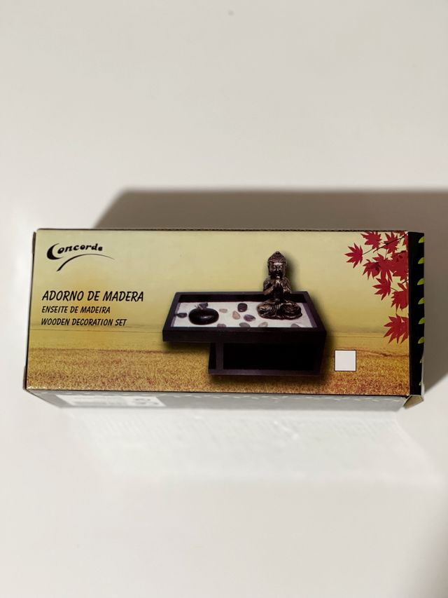 Adorno zen de madera
