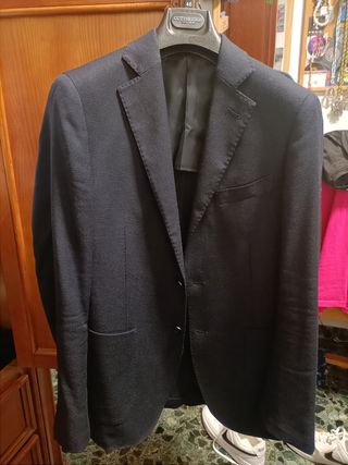 Chaqueta americana azul marino