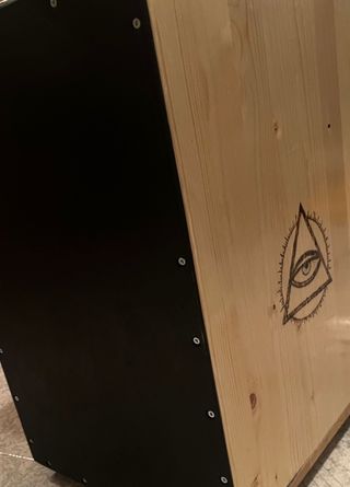 Cajón flamenco macizo artesanal