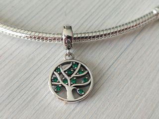 Charm árbol de la vida plata de ley
