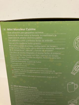 MINI MONSIEUR CUISINE DE JUGUETE (LIDL)
