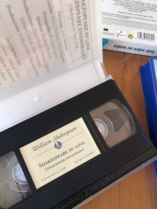 2 cintas VHS películas cine