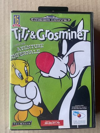 Juego Silvestre y Piolín mega drive