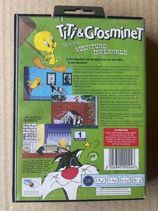Juego Silvestre y Piolín mega drive