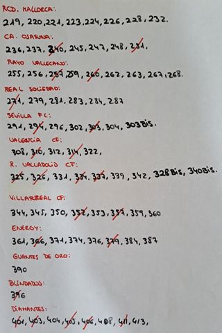 Cromos Adrenalyn XL 22-23