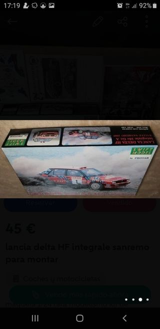 diorama montable coche San remo 1/24