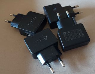 lote 4 cargadores LG Usb