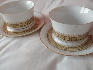 Tazas y platos Bidasoa