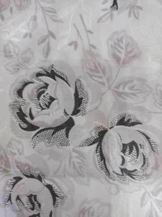 cortinas confeccionadas 2 un. 1 m. ancho cada un.