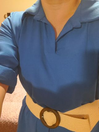 camisa o vestido,azulon