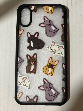 Funda iPhone X bulldog NUEVA