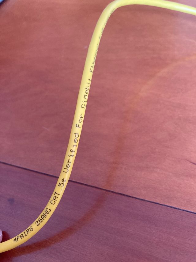 Cable ETHERNET CAT. 5e