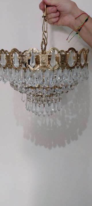 Lámpara de techo de Cristal de Roca