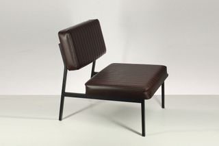 Poltrona retrò marrone Pierre Guariche