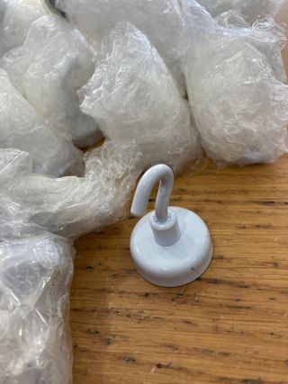 Lote 50 Ganchos íman 25mm Ferrite Hook