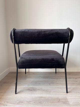 Sillón / butaca de terciopelo