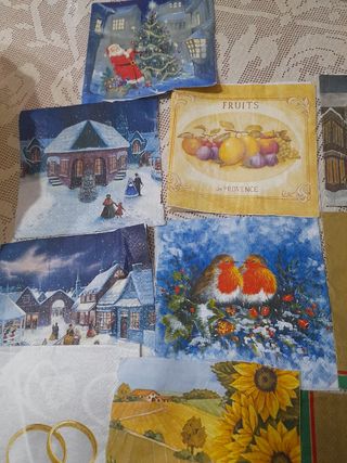 tovaglioli per découpage