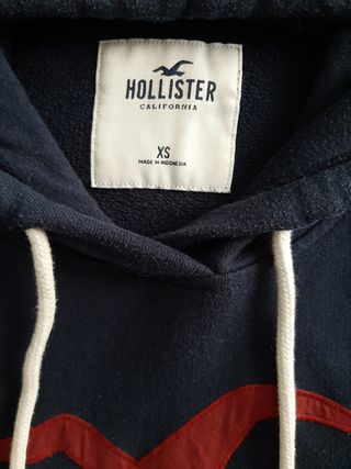 HOLLISTER CO. JERSEY CON CAPUCHA