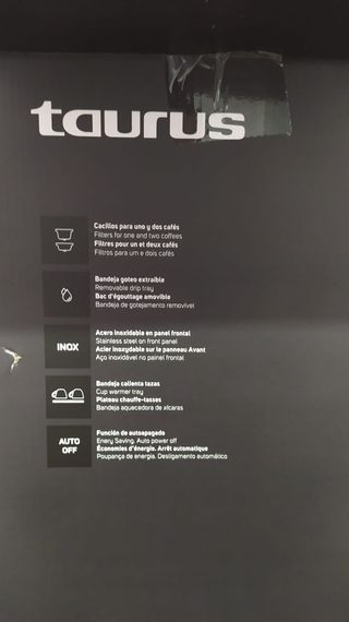Cafetera Taurus Mercucio
