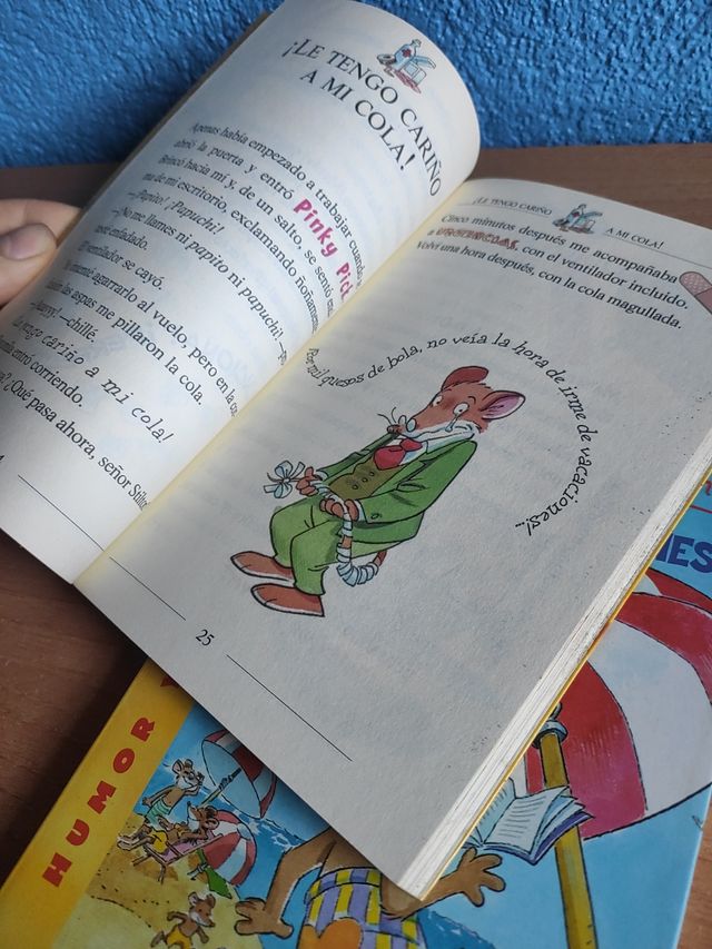 Lote 2 libros Gerónimo Stilton