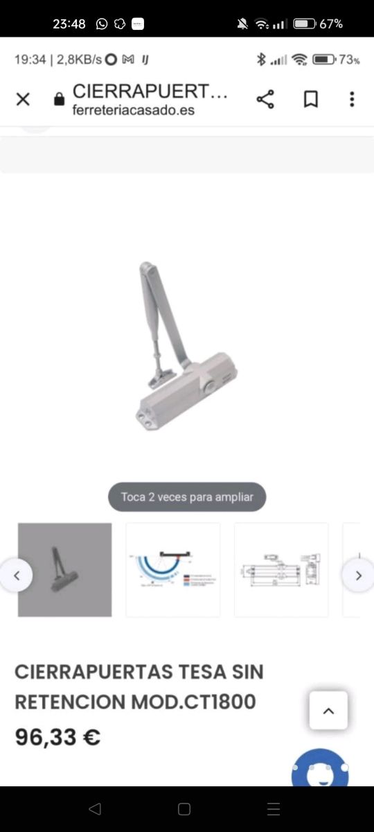 Cierra puertas TESA-CT1800 Nuevo