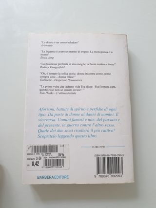 Libro " quello che le donne ...." Marta x Piero y