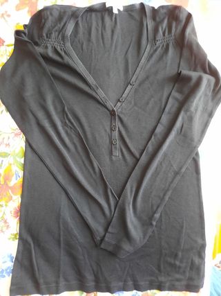 Camiseta algodón.  Massimo Dutti 