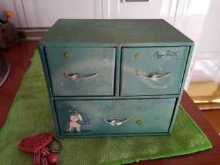 Caja joyero con cajones infantil
