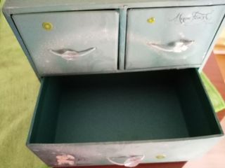 Caja joyero con cajones infantil