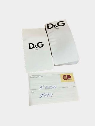 Reloj Dolce & Gabbana DW0091 correa cuero blanco