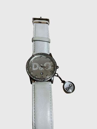 Reloj Dolce & Gabbana DW0091 correa cuero blanco