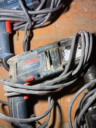 Conjunto 3 taladro percutor Bosch para reparar.