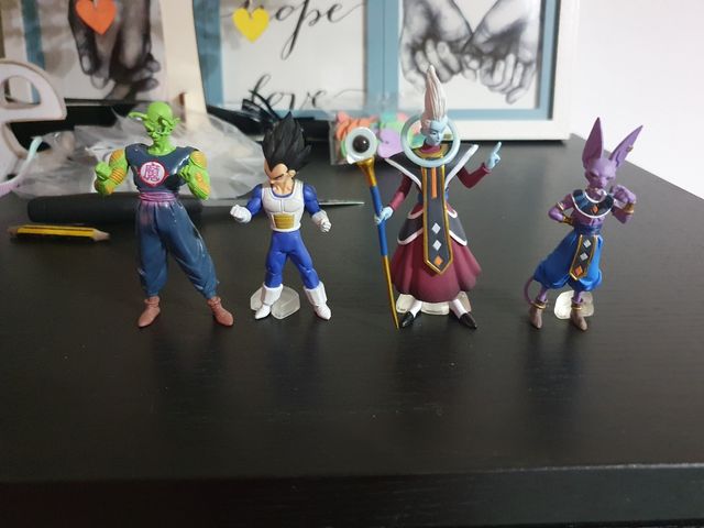 figuras gashapon dragon ball pack 4 vegeta picolo