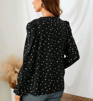 blusa estampada corazón 