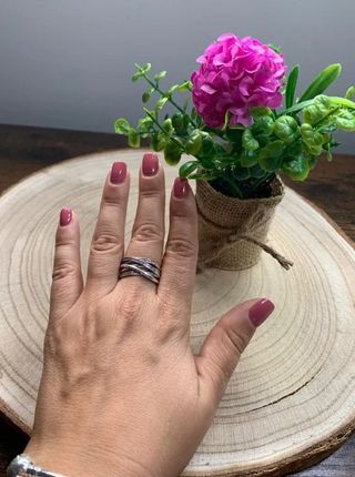 ANILLO PLATA Y CIRCONITAS