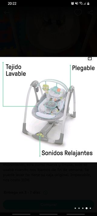 Hamaca columpio ingenuity