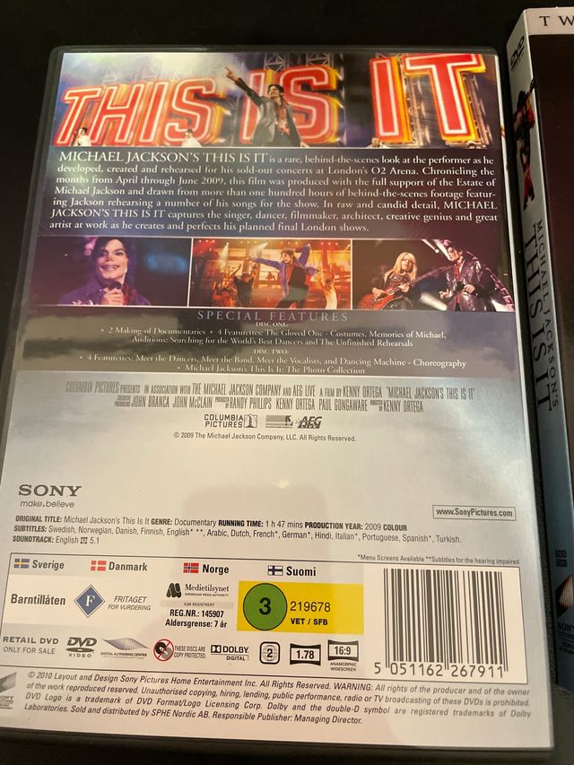 Michael Jackson's. This is it