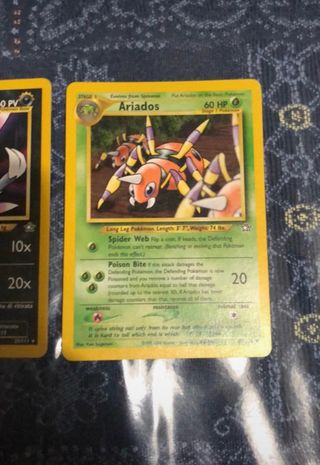 2 carte Pokemon ITA ENG neo  Genesis