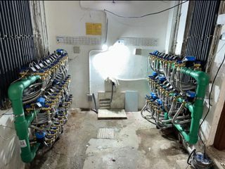 Instalacion de fontaneria  Bateria de contadores