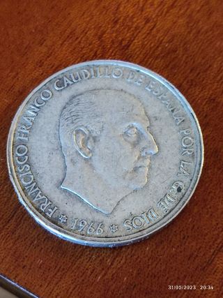 100 pesetas 1966