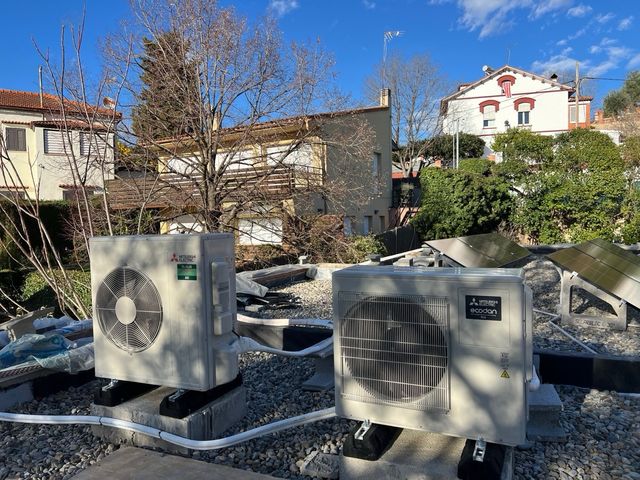 Instalación Split Mitsubishi 3000fr.
