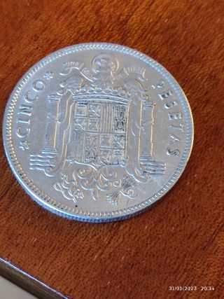 moneda 5 pesetas 1949 (50)