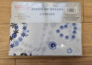 Juego de sábanas para cama 150cm 3 piezas nuevo
