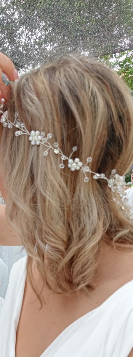 diadema pelo ceremonia