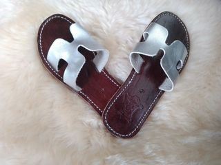 Sandalias de piel plata Talla 36 hasta la 38