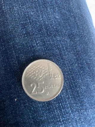Moneda 25 Pesetas mundial 82' Año 1980