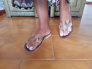Sandalias Piel estampadas talla 36 hasta la 38